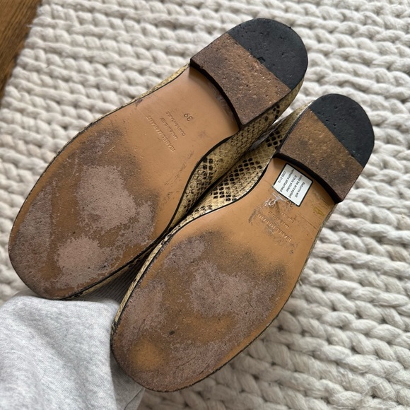 Isabel marant snakeskin loafer